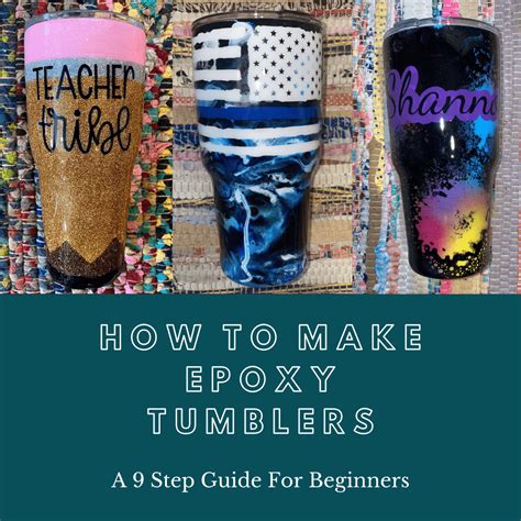 epoxy for fabric to metal|how to make fabric tumblers.